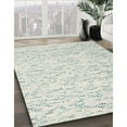 thumbnail image 2 of Ahgly Company Indoor Rectangle Contemporary White Gold Abstract Area Rugs, 5' x 7', 2 of 6