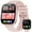 Rose Pink, variant on Smart Watch Fits for Android & iPhone, 1.85 inch Fitness Tracker, Men Womens Smartwatch with Make/Answer Calls/Message Reminder/100+ Sports Models, IP68 Waterproof Pedometer Watch, Perfect Gift, Pink