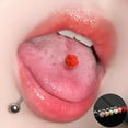 thumbnail image 2 of DESIGNICE 2Pcs Tongue Rings 16x1.6" Body Jewelry For Women Stainless Steel Piercing, 2 of 2