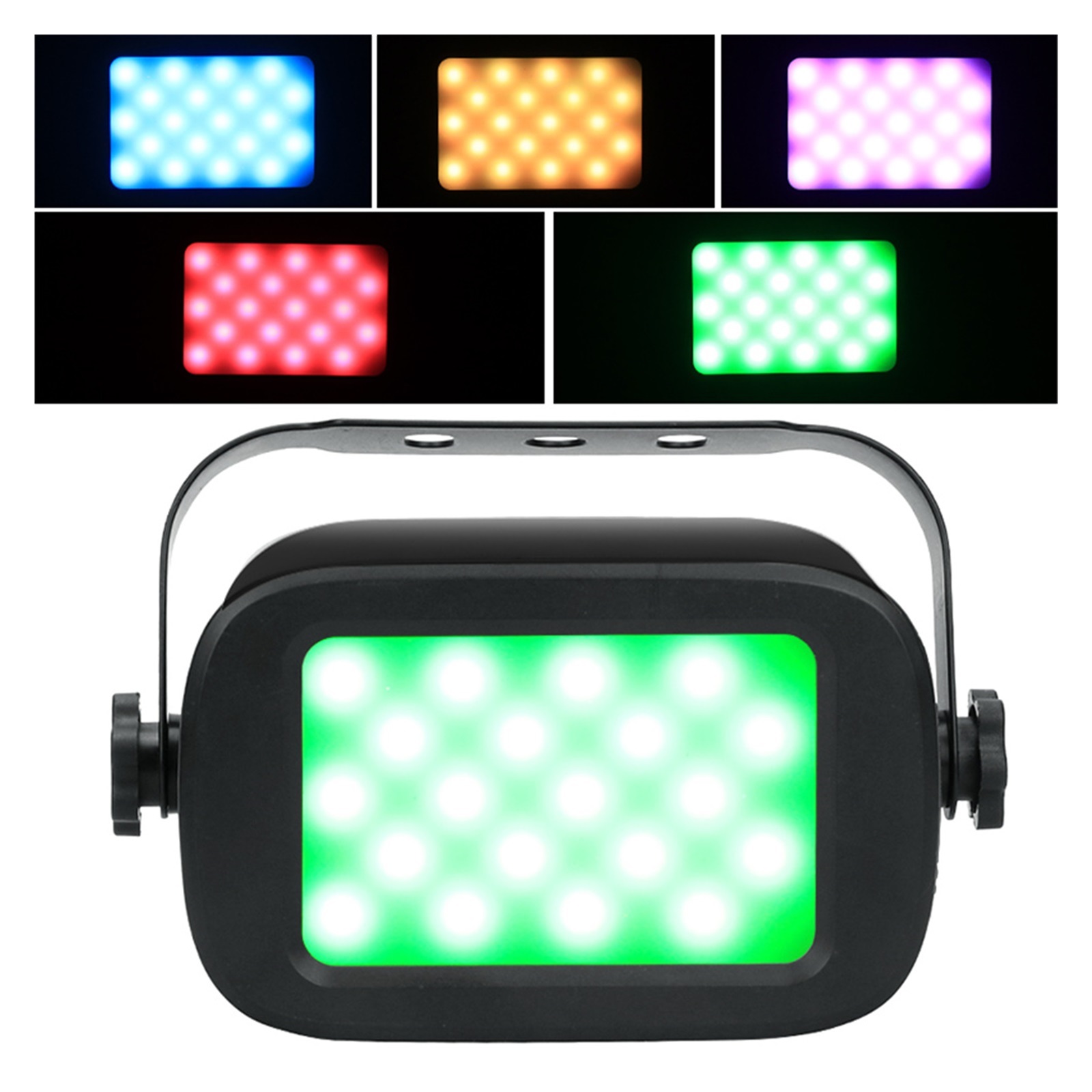 Full-color Infinite Strobe Light Control Disco DJ Party Holiday Christmas Music Club Flash Stage Lighting