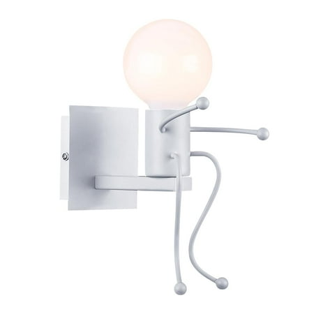 

Creative Vintage Wall Lamp LED Industrial Retro Wall Lamp Black Iron E27 Holder Indoor Art Deco for Bar