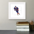 thumbnail image 3 of Gallery Pops Wayne Gretzky - Art Sketch Blues Wall Art, White Framed Version, 12" x 12", 3 of 5
