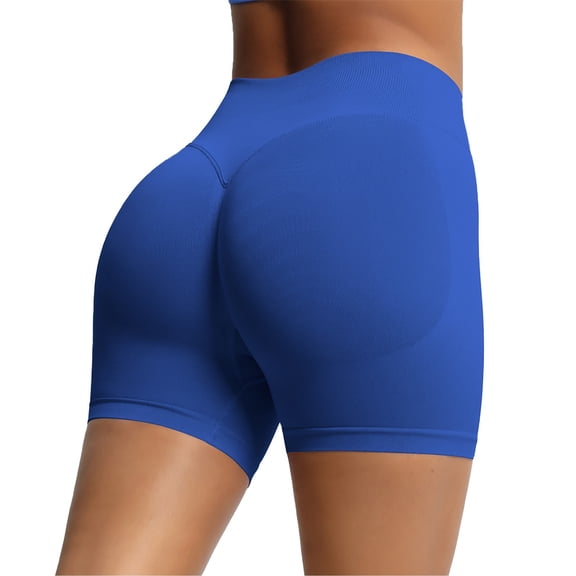 Ahdbta High Waisted Biker Shorts for Women Tummy Control Fitness Athletic Workout Running Yoga Gym Shorts Soft Seamless Tight Leggings