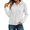 White, variant on Tqcoqu Womens Zip Up Hoodies Long Sleeve Y2K Hooded Sweatshirt Women Fashion Zipper Fall Light Jackets with Pocket