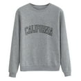 thumbnail image 2 of Vedolay Trendy Tops for Women Hoodies for Women Oversized Crewneck Sweatshirts Pullover Long Sleeve Cute Clothes,Gray XL, 2 of 4