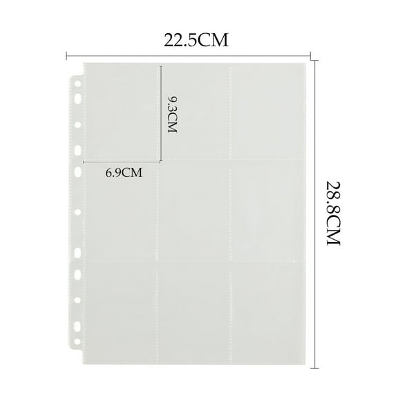 JeashCHAT Wallets Album Pages Collection 270 Pockets Trading Gaming Card Sleeves Storage