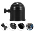 thumbnail image 3 of Unique Bargains 2pcs Trailer Hitch Ball Cap Protector with Knob Waterproof 50mm ID Black for Car Truck RV Boat, 3 of 6