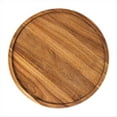 thumbnail image 1 of Bandeja Redonda de Madera,Bandeja de Madera para Servir, para Servir,Tabla de para Aperitivos,Organizador de Bandejas para Cocina/Encimera B, 1 of 5
