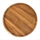 thumbnail image 1 of Bandeja Redonda de Madera,Bandeja de Madera para Servir, para Servir,Tabla de para Aperitivos,Bandeja Organizadora para Cocina/Encimera D, 1 of 5