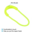 thumbnail image 4 of Unique Bargains Zipper Pulls Replacement 10 Pack Extension Cord Handle Extender for Luggage Backpacks Jackets Fluorescent Green, 4 of 5