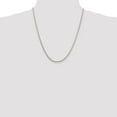 thumbnail image 4 of 925 Sterling Silver Spiga Wheat Chain Styles Necklace 2.5 mm Round 22 inch, 4 of 4