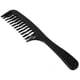 thumbnail image 2 of 2x Black Double Row Tooth Detangler Hair Comb Shampoo Comb With Handle For Long Curly Wet Hair, 2 of 5