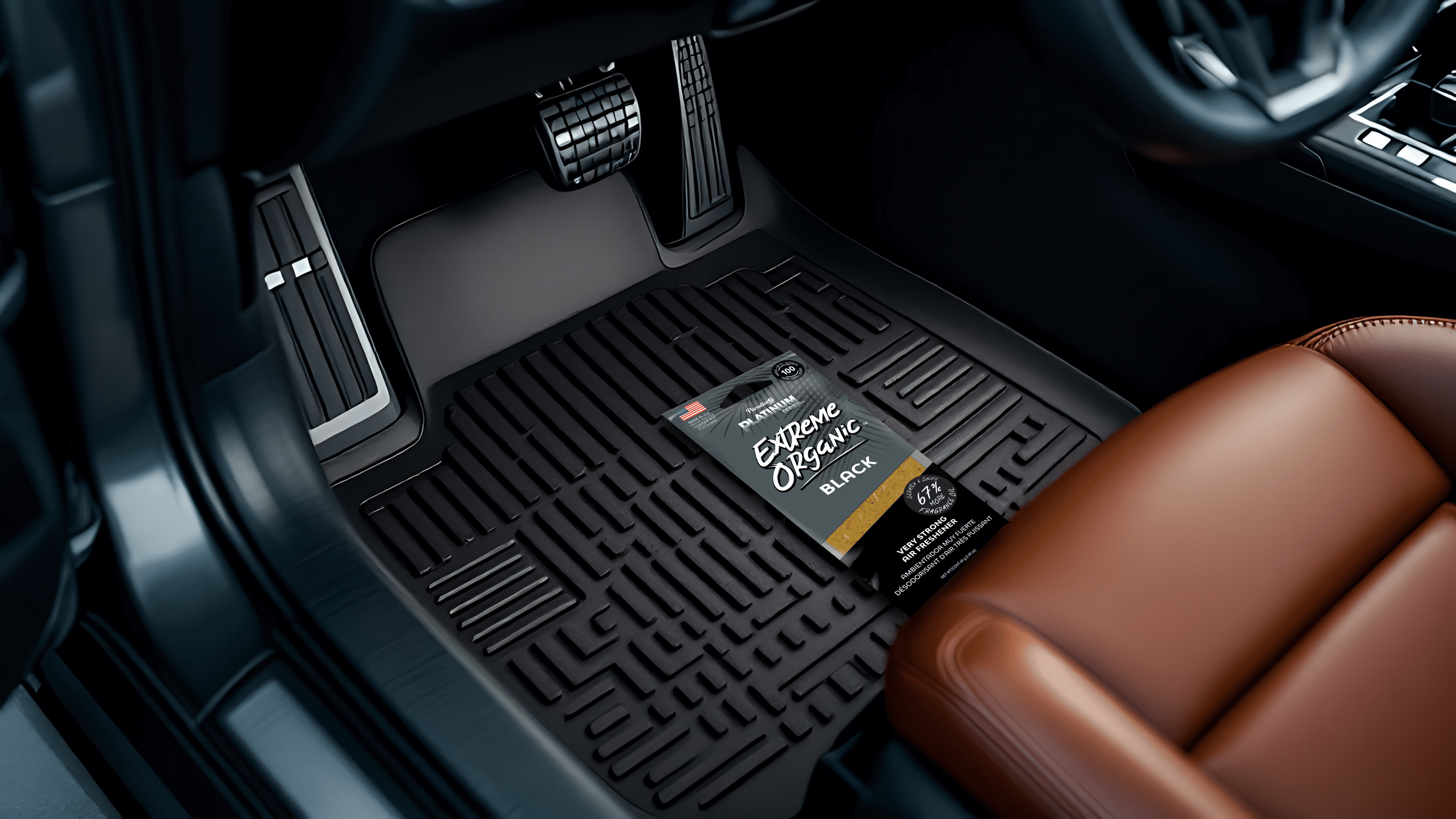 Paradise Air Extreme Organic Under Seat Air Freshener New Car Fragrance 10 Unit Tray