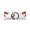 White, Red, Black, variant on Cherry Blossom Body Pillow Cover 20 x 54 Inch Decorative Pillow Cover Asian Japanese Red Plum Flower Lumbar Pillowcase Seasonal Rectangle Cushion Case for Couch Sofa Bed Living Room