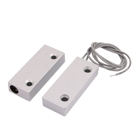 Pair Rolling Magnetic Contact Reed Metal Gate Switch Alarm Security ...