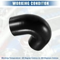 thumbnail image 5 of Unique Bargains 76mm 2.99" 135 Degree Elbow Silicone Reducer Hose Pipe Bend Turbo Water Intercooler Black, 5 of 6
