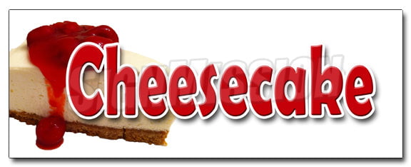 Choose a Size Concession Food Truck Sticker Cheesecake Chocolate Dipped DECAL 