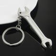 thumbnail image 3 of Mightlink Keychain Delicate Craft High Hardness Corrosion-resistant Mini Utility Pocket Ruler Hammer Wrench Key Ring for Daily Use, 3 of 7