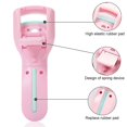 thumbnail image 3 of 2 pcs Eyelash Curler Plastic Lash Curler Rubber Pad Clip Eyelash Makeup Tool for Women Girls, 3 of 5