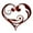 A-9A-home supplies, variant on LEFTHIGH Home Metal Wall Art Outdoor Garden Patio Valentine's Day Heart Wreath Crafts Hanging Decoration for Home Restaurant Bar Retro Style Birthday Decorations
