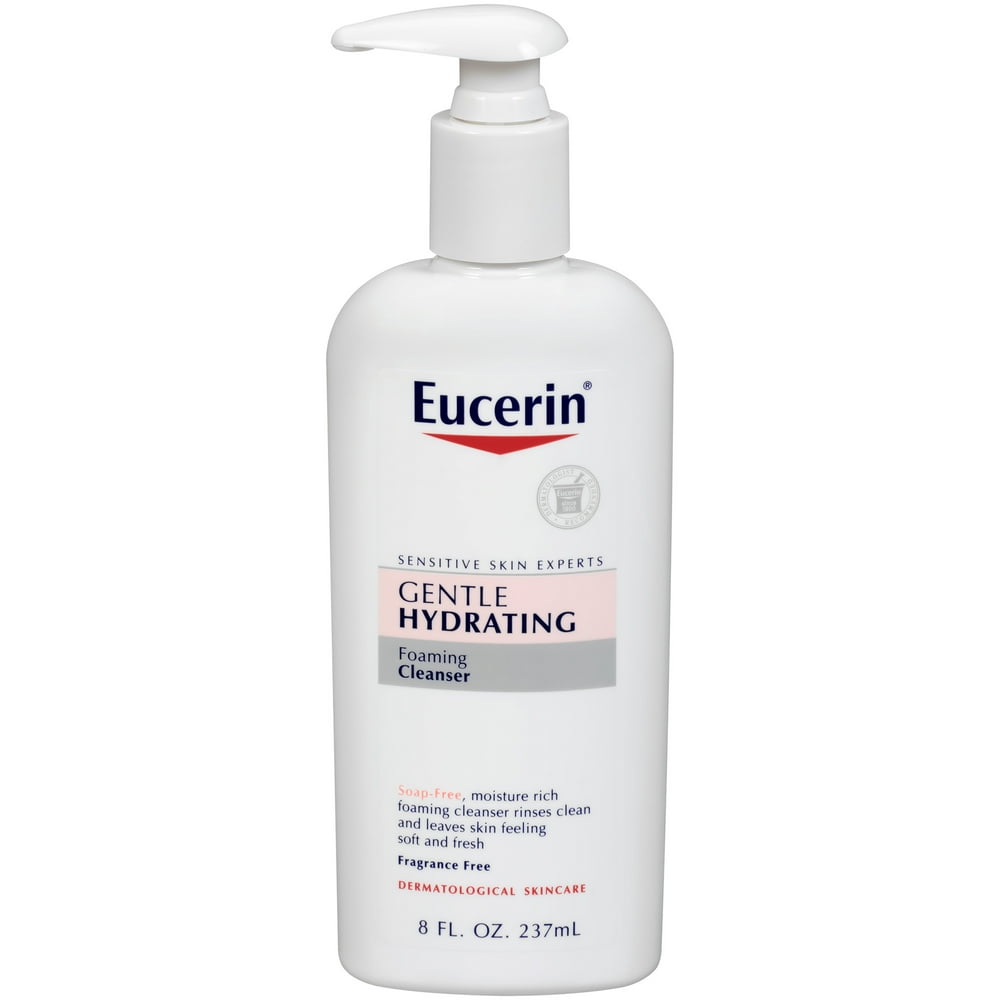 Eucerin Gentle Hydrating Cleanser, For Sensitive Skin, 8 Fl. Oz. Bottle