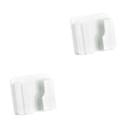 thumbnail image 3 of Transemion Wall Mount Phone Charging Holder Bracket Universal Durable Smartphone Stand white 2Set, 3 of 6