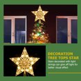 thumbnail image 4 of 1Pc Plastic Star Christmas Tree Topper Star Treetop Decor Without Battery, 4 of 8