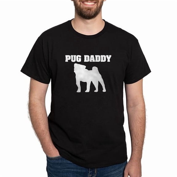 CafePress - Pug Daddy Dark T Shirt - Men's Classic Cotton T-Shirts