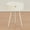 White/High B, variant on Modern Round End Table w/ 3 Legs Narrow Space Side Table for Living Room Bedroom 23.62" Dia. x 19.69" H, Black