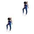 thumbnail image 1 of Minnieouse Mujeres Butt Leggings Gym Tie Dye Pantalones largos Hip Lift Cintura alta Entrenamiento Pantalones de chándal Medias para Type11 NO11, 1 of 6