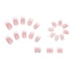 thumbnail image 3 of Uñas postizas rosadas brillantes, uñas postizas rosadas francesas para el día de San Valentín, uñas acrílicas adhesivas, 24 piezas para mujeres y niñas, 3 of 5