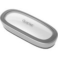 thumbnail image 2 of Quartet Dry-Erase Board Eraser - 2.38" Width x 6" Length - Used as Stain Remover, Dust Remover - Dustless, Magnetic - Silver - Foam, Felt - 1Each | Bundle of 5, 2 of 2