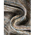thumbnail image 5 of Unique Loom Chenille Jute Collection Area Rug - Raj (7' 10" x 10' Rectangle Blue/Ivory), 5 of 6