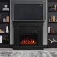 thumbnail image 4 of Real Flame Crawford 48" Slim Electric Fireplace in Black, 4 of 8