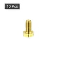 thumbnail image 3 of Brass Hex Bolts, M6x12mm 10 Pack Fully Thread Grade 4.8 Machine Screws, 3 of 5