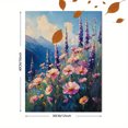thumbnail image 3 of Qisvanset 12x16 Inch Pastel Wildflower Meadow Canvas Wall Art, Impressionist Spring Landscape Relaxing Home Decor, 3 of 8
