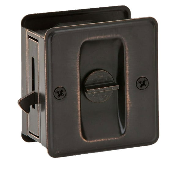 Ives SC991B-716 Aged Bronze Artisan Sliding Door Lock
