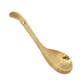 thumbnail image 3 of Brass Spoon,Serving Spoon Glossy Thickened Serving Spoon Dinner Spoon Ultimate Comfort, 3 of 14