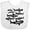 AA-White, variant on Inktastic Types of Sharks Boys or Girls Baby Bib