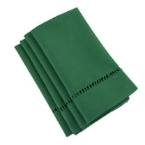 Fennco Styles Rochester Collection Classic Hemstitched Solid Color Daily Use Table Linens