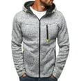 thumbnail image 2 of Sports Casual Printed Sweatshirt Fleece Cardigan Hooded U Neck Fashion Jacket, 2 of 6