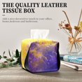 thumbnail image 5 of Lavender Clouds Wheat Napkin Dispenser Leather Paper Napkins Holders Elegant Modern Fancy for Kitchen Dining Room Table Decor, 5 of 7