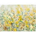 thumbnail image 2 of OToole, Tim 32x25 Gold Ornate Wood Framed with Double Matting Museum Art Print Titled - Cheerful Garden II, 2 of 4