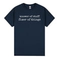 thumbnail image 2 of Knower of Stuff Fixer of Things Shirt, Funny Handyman T-shirt, Dad Gift, Father’s Day Husband Tee, 2 of 3