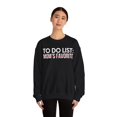 thumbnail image 4 of Sarcastic Saying To Do List Mom's Favorite Women Me Gildan 18000 Sweatshirt, 4 of 4