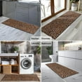 thumbnail image 2 of Brown and Black Leopard Print Kitchen Rug Mat,Kitchen Runner Rugs Non Skid Washable,Decorative Kitchen Floor Mats for Kitchen,Sink,Laundry,17"X47", 2 of 5