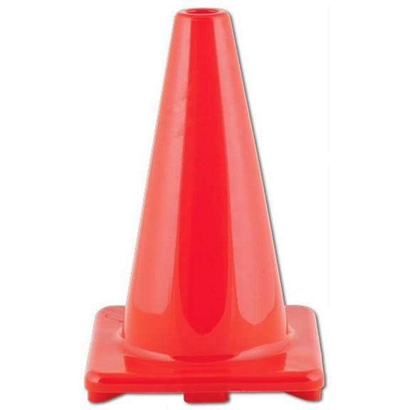 9 in. Heavyweight Base Safety Cone - Orange
