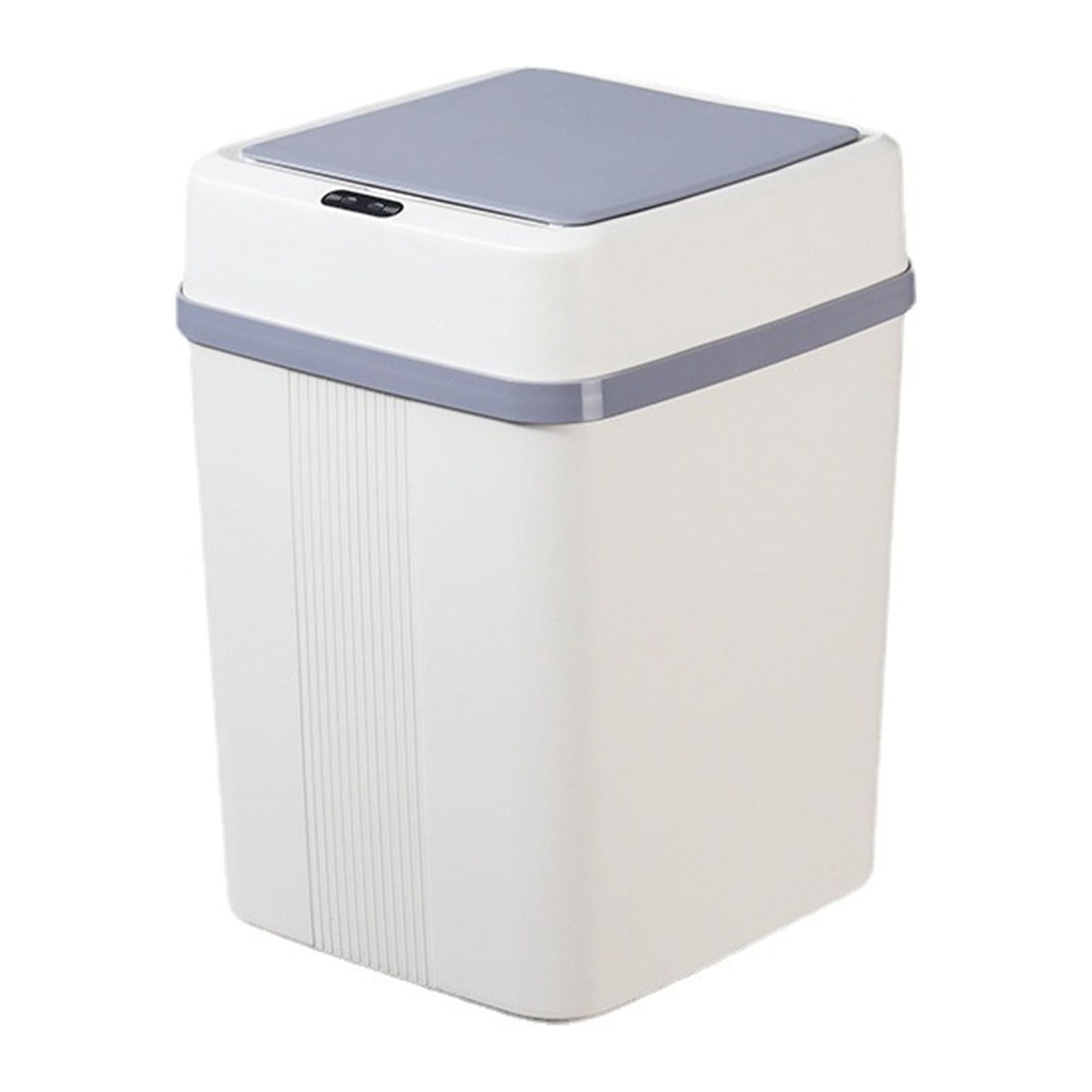 Poubelle - 12 litres - Laqué blanc - Acier - Cuisines industrielles