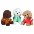 thumbnail image 4 of Porfeet Simulation Curly Hair Poodle Dog Puppy Stuffed Plush Doll Home Sofa Bed Decor,Light Brown 20cm, 4 of 10
