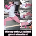 thumbnail image 3 of Thrust Belt for Weights and Ankle Resistance Bands With Cuffs for Working Out, Thrust Belt for Dumbbells Heavy, Kettlebells, Plates,, and Booty Builder, Glute Bridge Band, 3 of 6